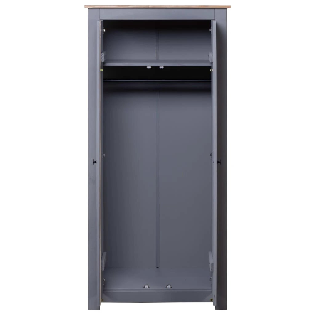 vidaXL 3-Door Wardrobe 118x50x171.5 cm Pine Panama Range by vidaXL