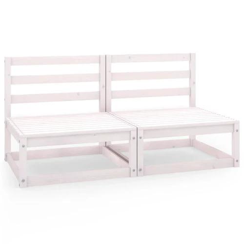 vidaXL Garden 2-Seater Sofa Solid Pinewood Modular Design for Outdoor Relaxation by vidaXL
