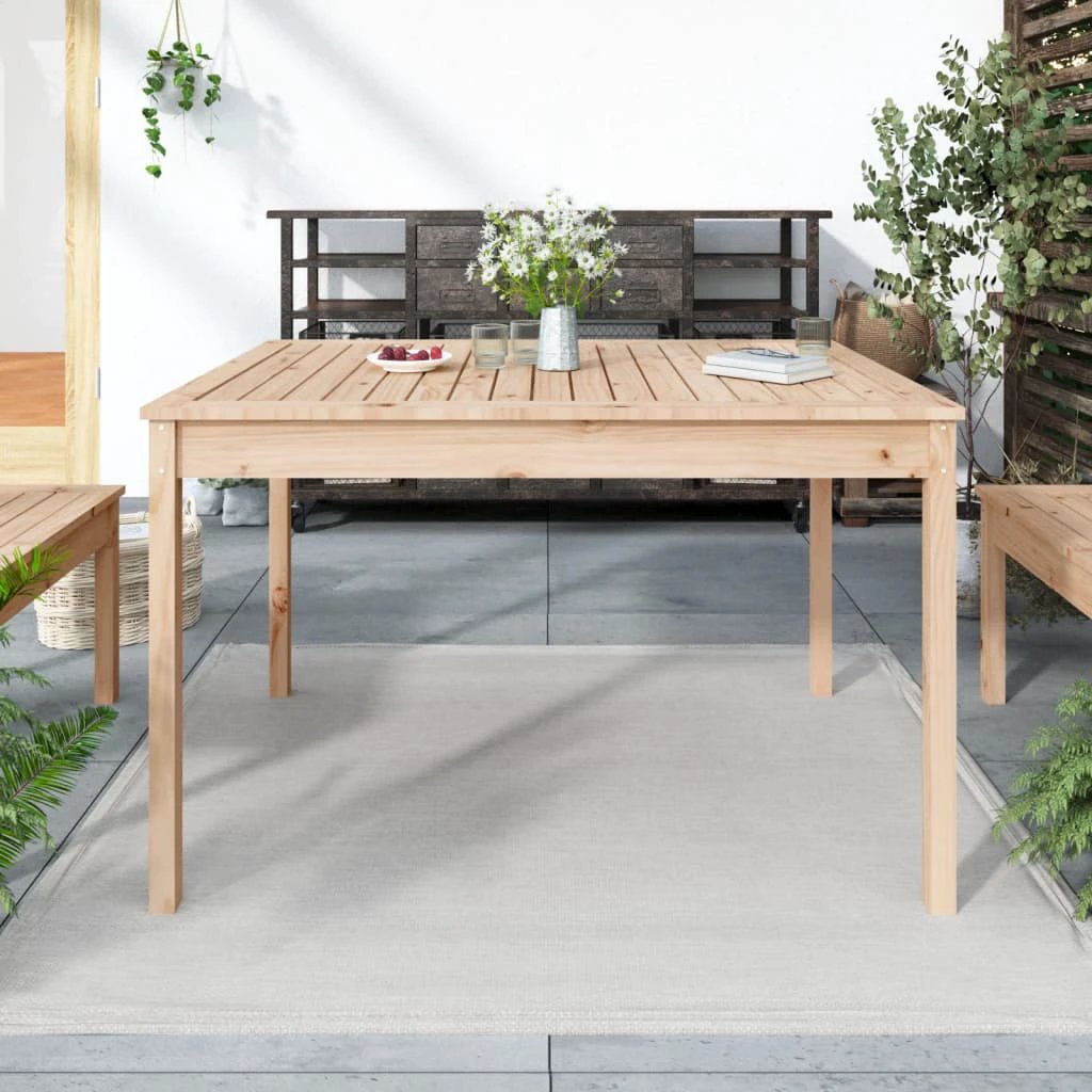 vidaXL Garden Table 82.5x82.5x76 cm Solid Wood Pine by vidaXL