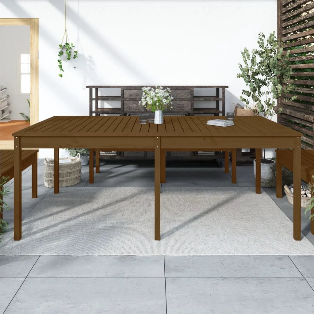 vidaXL vidaXL Garden Table 82.5x82.5x76 cm Solid Wood Pine - Garden Table