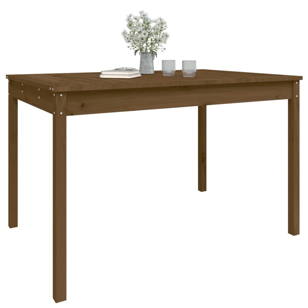 vidaXL Garden Table 82.5x82.5x76 cm Solid Wood Pine by vidaXL