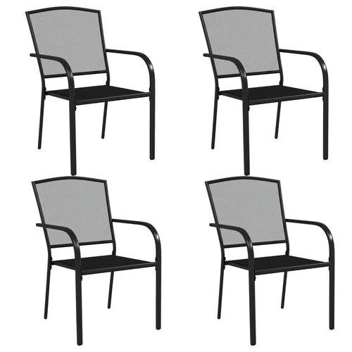 vidaXL 3 Piece Garden Dining Set Anthracite Steel with Durable Powder Coating for Outdoor Entertaining by vidaXL