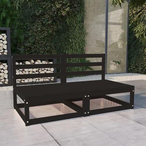 vidaXL vidaXL Garden 2-Seater Sofa Solid Pinewood Modular Design for Outdoor Relaxation - Garden Sofa Sets