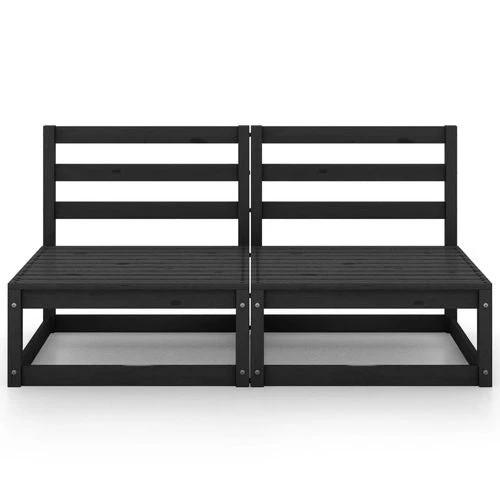 vidaXL vidaXL Garden 2-Seater Sofa Solid Pinewood Modular Design for Outdoor Relaxation - Garden Sofa Sets