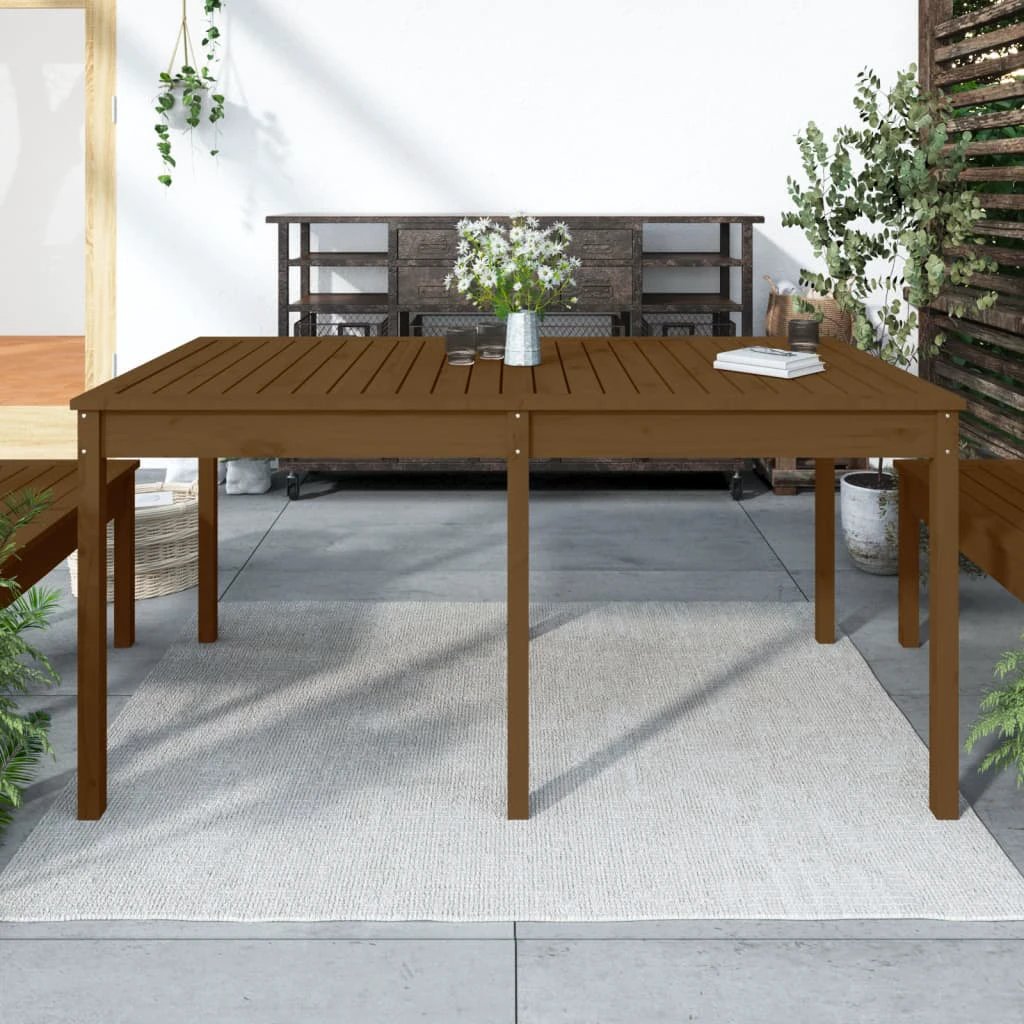 vidaXL vidaXL Garden Table 82.5x82.5x76 cm Solid Wood Pine - Garden Table