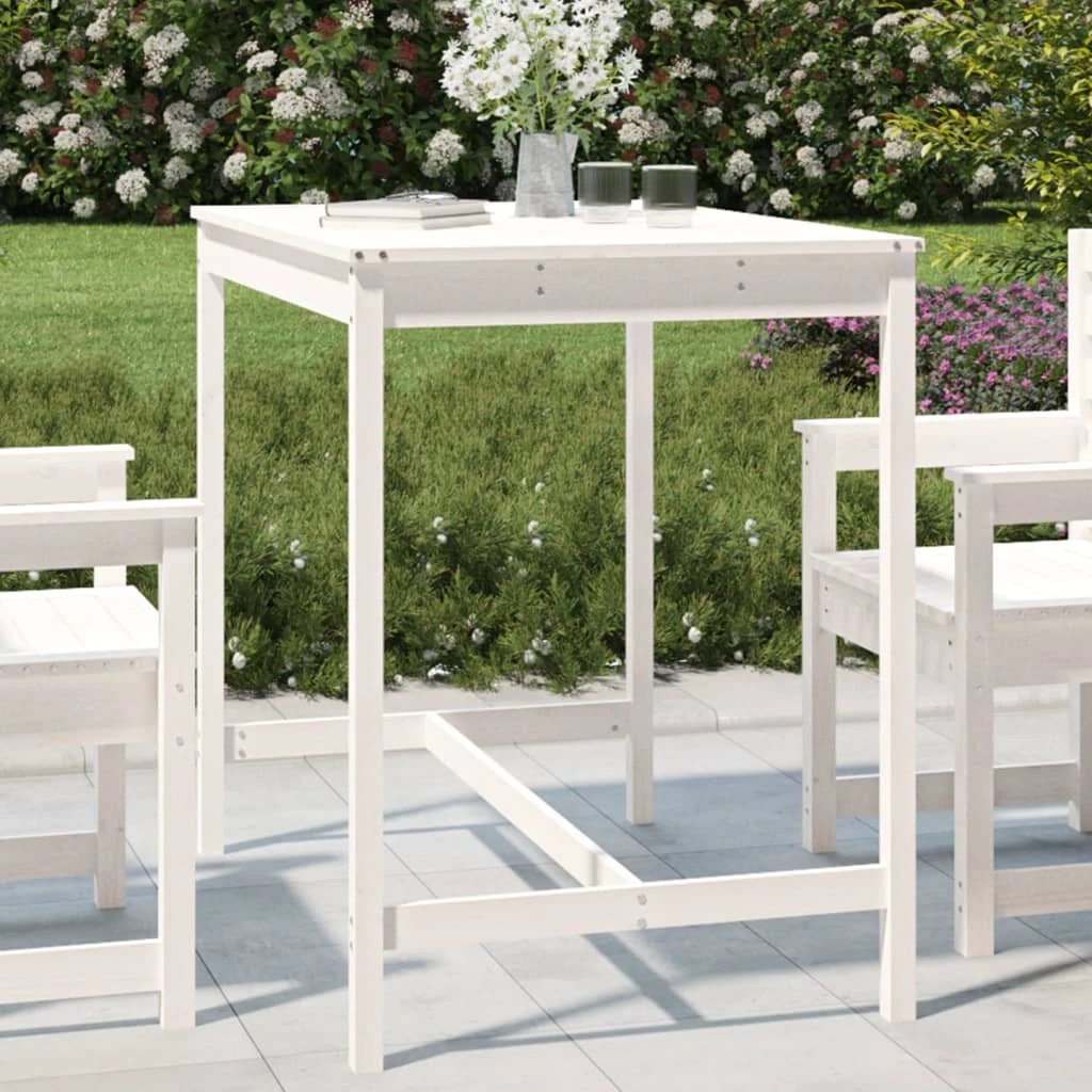 vidaXL Garden Table 82.5x82.5x110 cm Solid Wood Pine by vidaXL