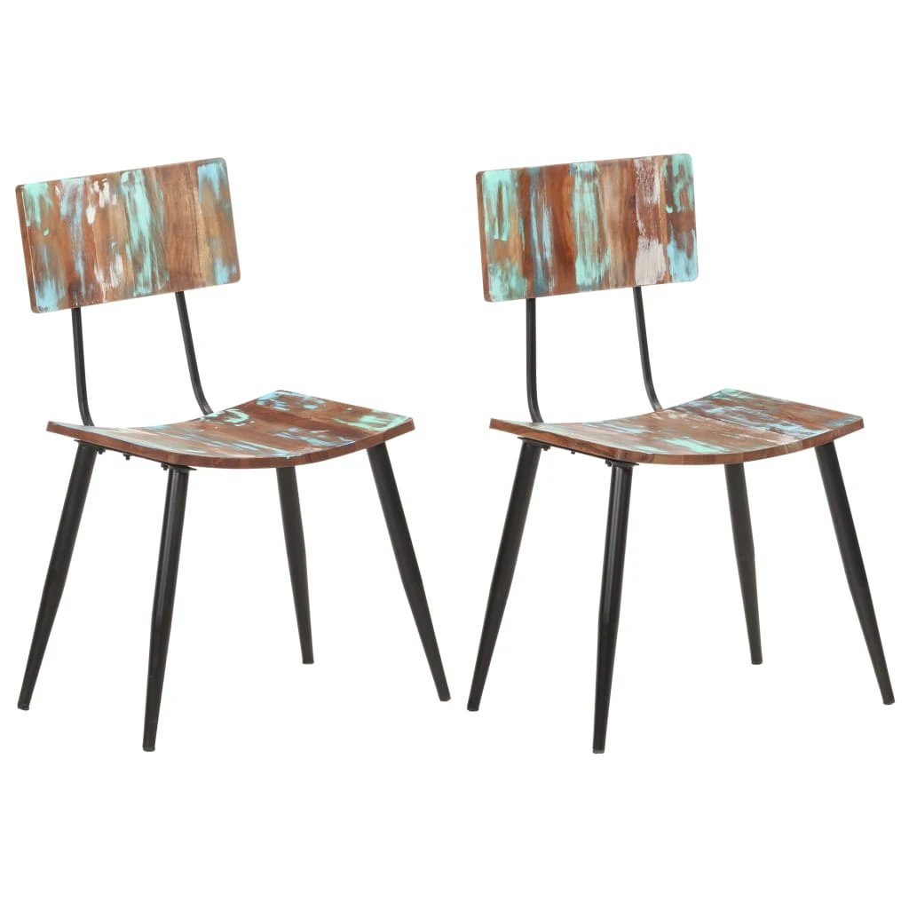 vidaXL Dining Chairs 2 pcs 44x40x80 cm Solid Wood Mango by vidaXL