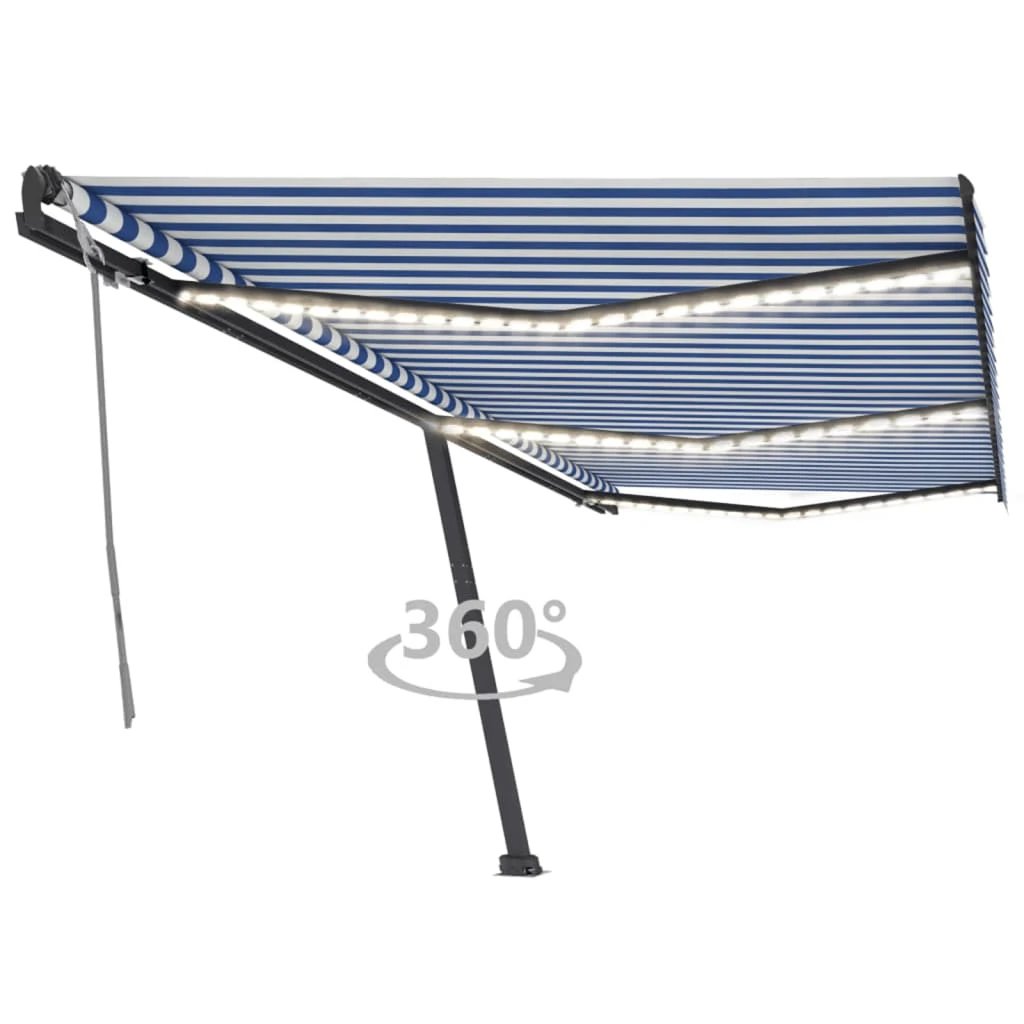VidaXL Retractable Awning 300x250 LED Patio by vidaXL