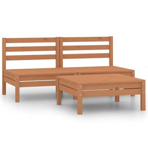 vidaXL Modular Corner Sofa 150x150 cm Solid Pinewood with Sturdy Design for Outdoor Relaxation by vidaXL