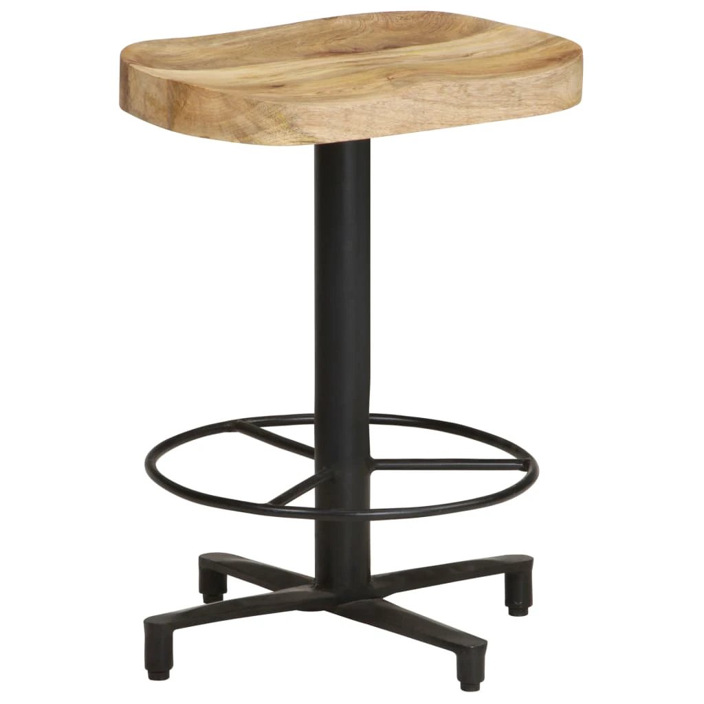 vidaXL Bar Stools 2 pcs 76 cm Solid Mango Wood by vidaXL