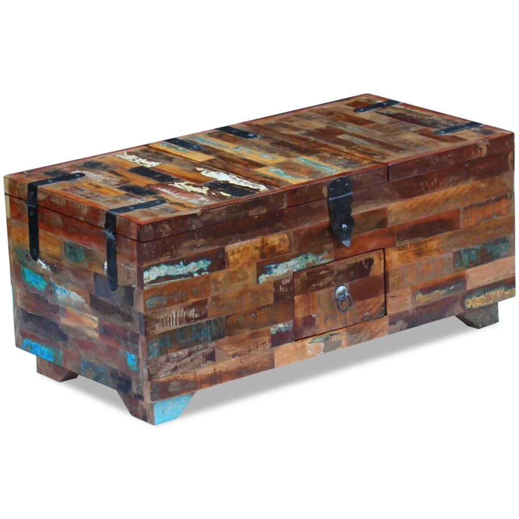 vidaXL Mango Wood Coffee Table 80x40x35 cm by vidaXL