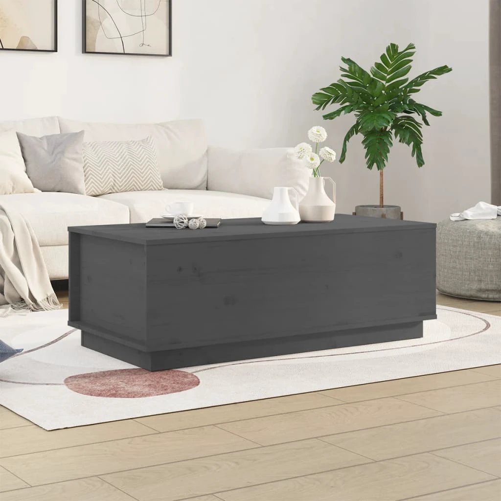 VidaXL Coffee Table 100x50x35 cm Solid Pine Lift Top by vidaXL