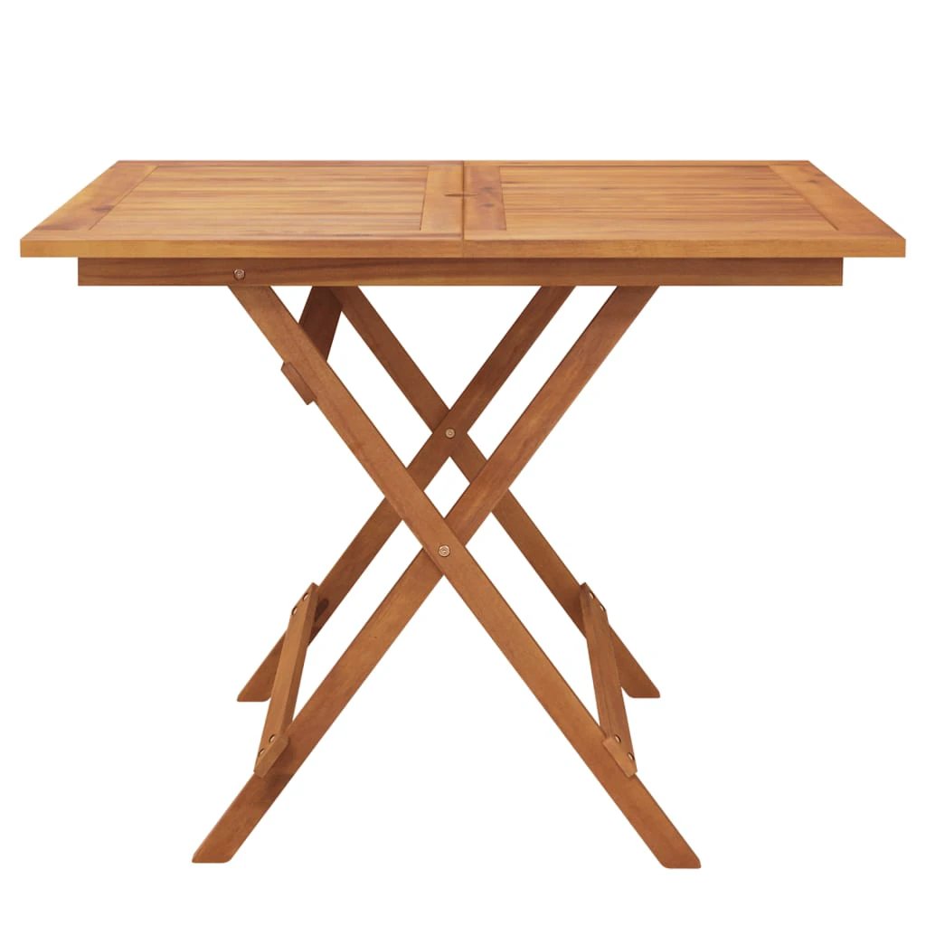 vidaXL vidaXL Folding Garden Table 60x75 cm Solid Acacia Wood - Garden Table
