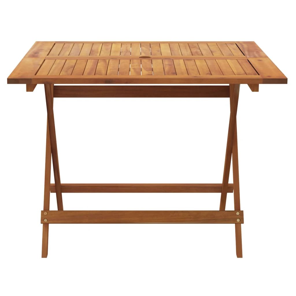vidaXL vidaXL Folding Garden Table 60x75 cm Solid Acacia Wood - Garden Table