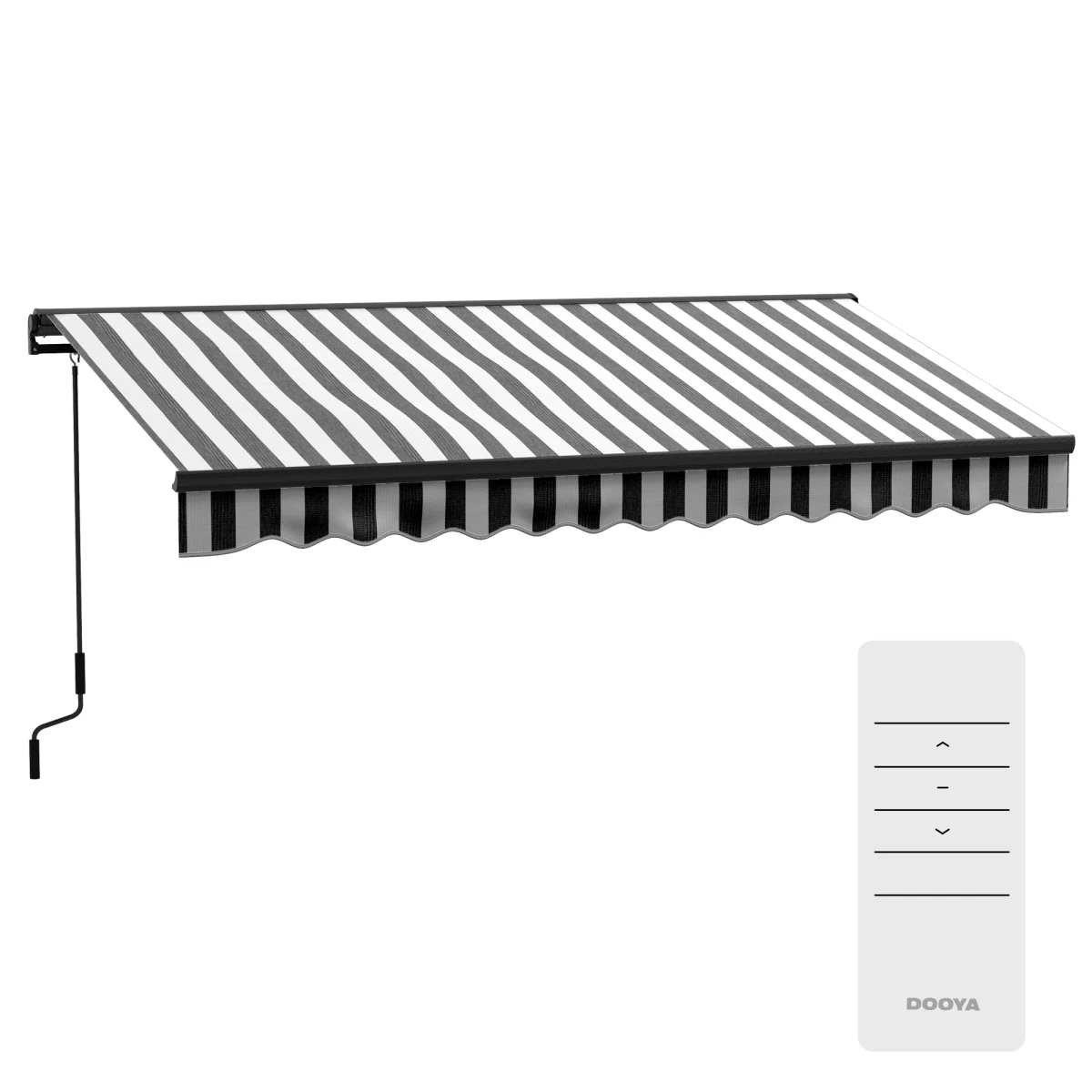Outsunny Retractable Awning 3x2m Remote Patio by Outsunny