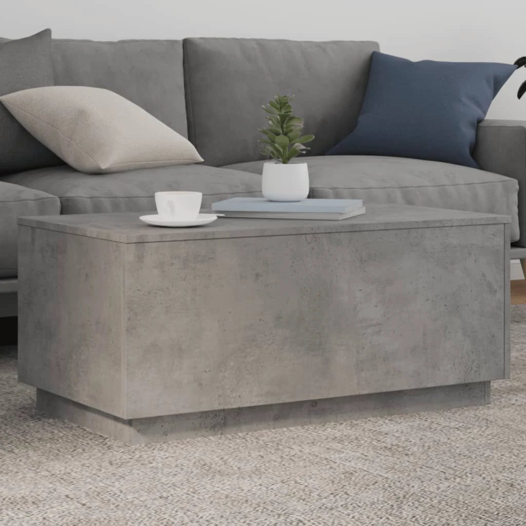 vidaXL vidaXL Coffee Table 50x50x40 cm LED Lights Living Room - Coffee Table
