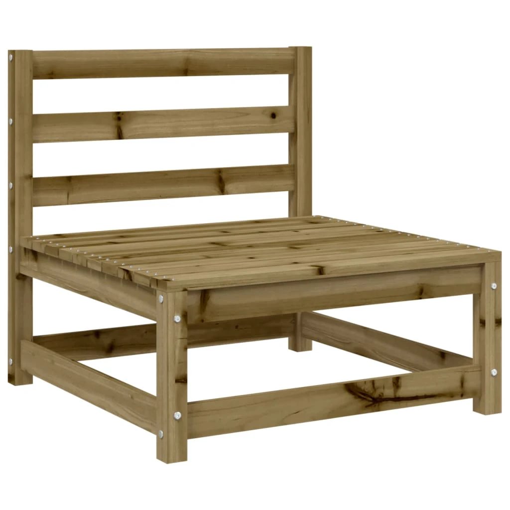 vidaXL vidaXL 6 Piece Garden Sofa Set Solid Wood Pine - Garden Sofa Sets