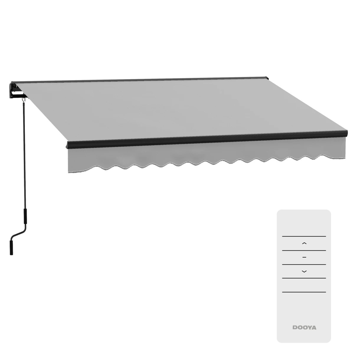 Outsunny Retractable Awning 3x2m Remote Patio by Outsunny