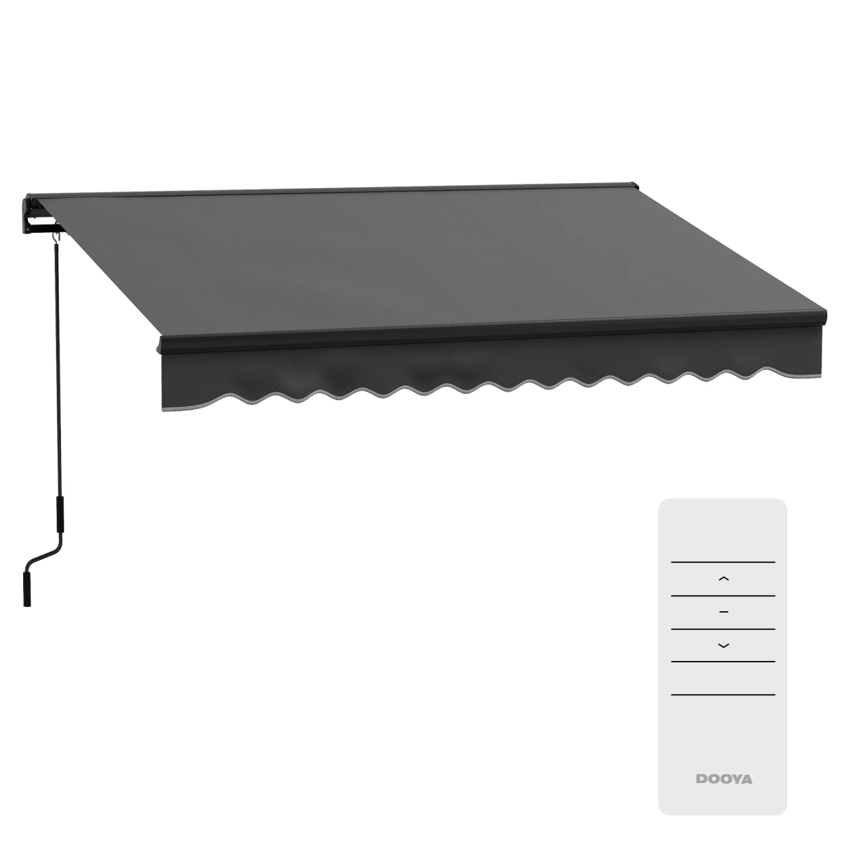 Outsunny Retractable Awning 3x2m Remote Patio by Outsunny