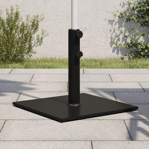 vidaXL vidaXL Parasol Base 17 kg Square with Adjustable Holders for Outdoor Umbrellas - Parasol