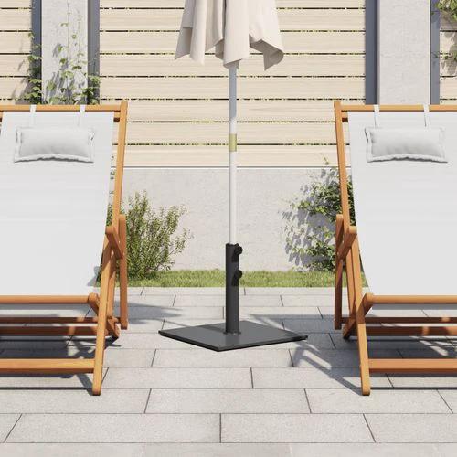 vidaXL Parasol Base 17 kg Square with Adjustable Holders for Outdoor Umbrellas by vidaXL