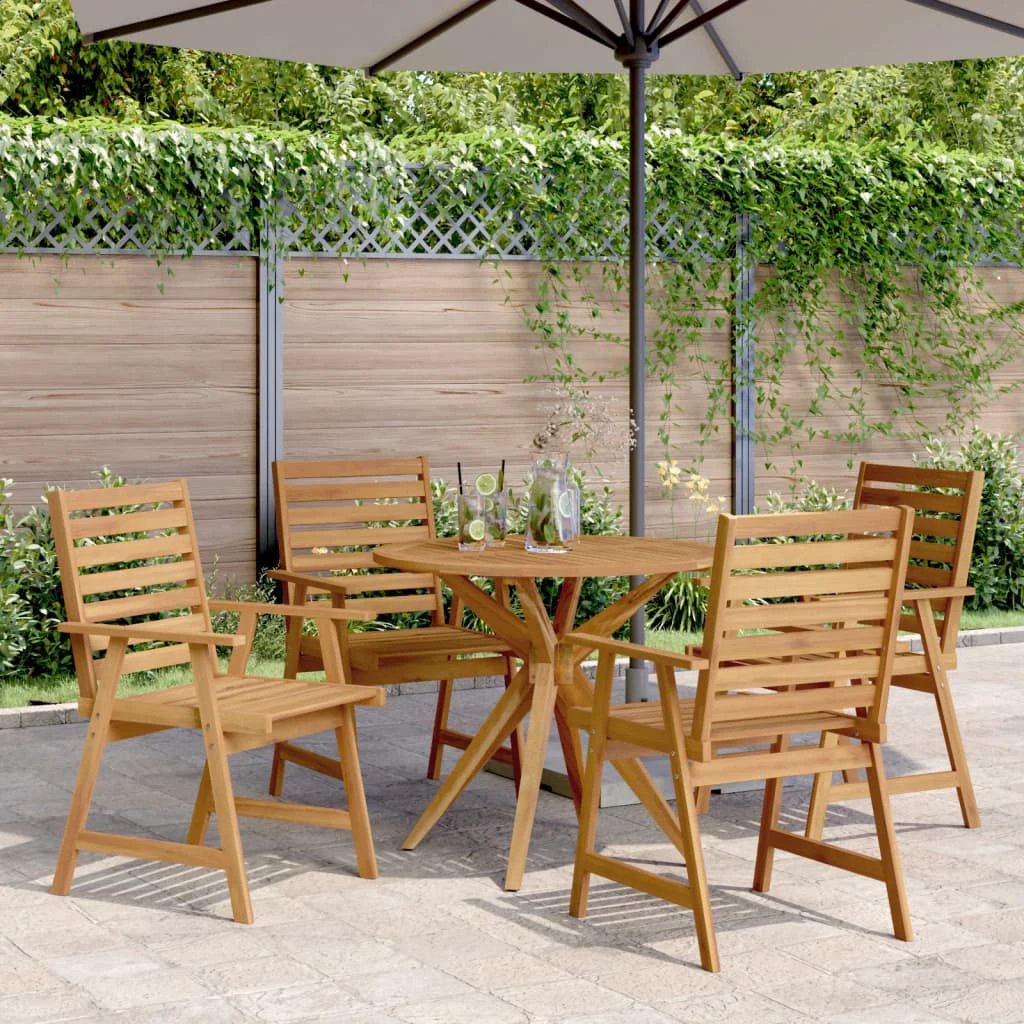 vidaXL vidaXL 3 Piece Garden Dining Set Solid Wood Acacia - Garden Set