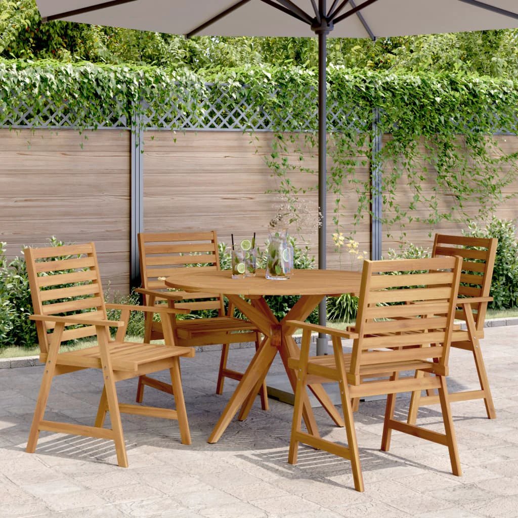 vidaXL vidaXL 3 Piece Garden Dining Set Solid Wood Acacia - Garden Set