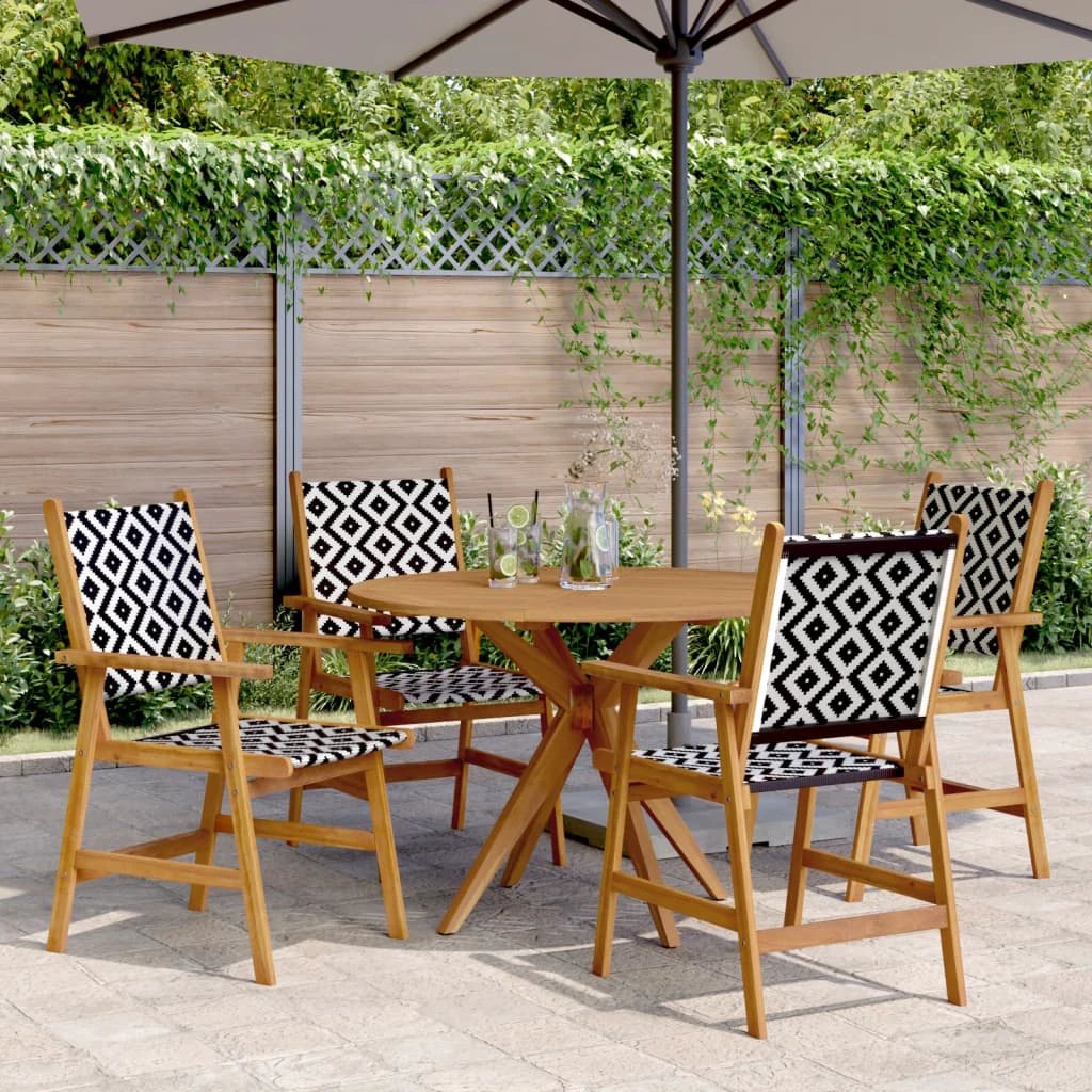 vidaXL vidaXL 3 Piece Garden Dining Set Solid Wood Acacia - Garden Set