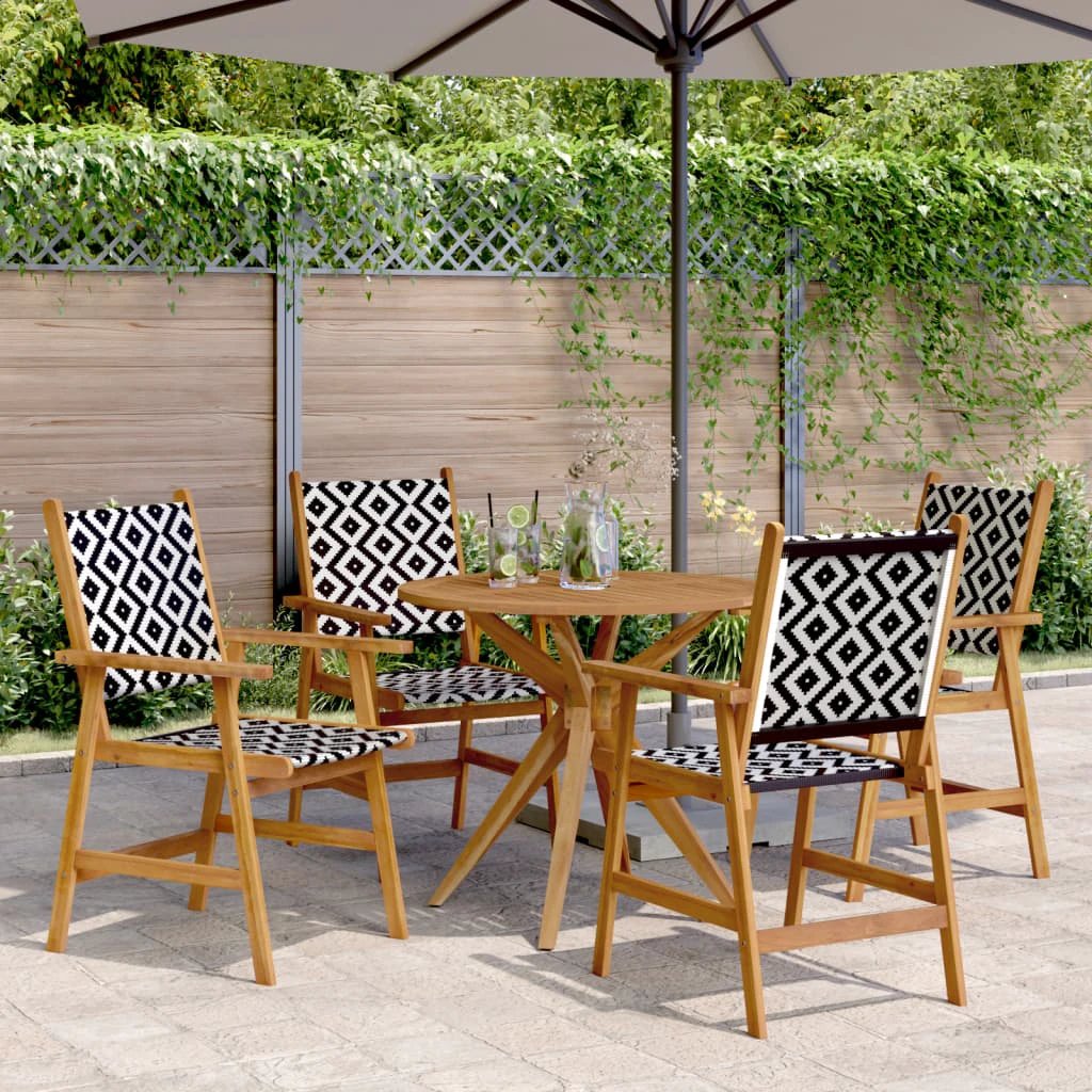 vidaXL vidaXL 3 Piece Garden Dining Set Solid Wood Acacia - Garden Set