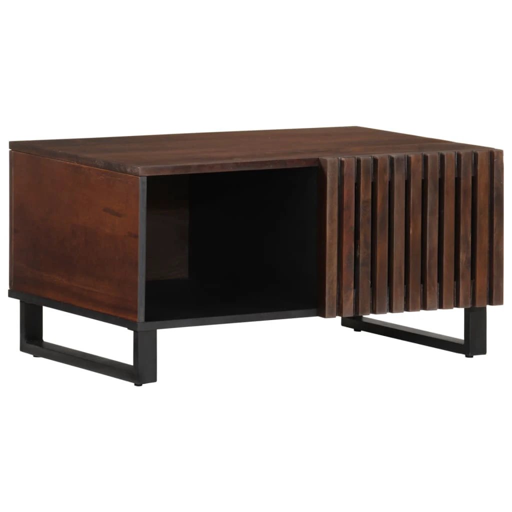 VidaXL Coffee Table 80x51x40 Cm Solid Mango Wood LivingRoom by vidaXL