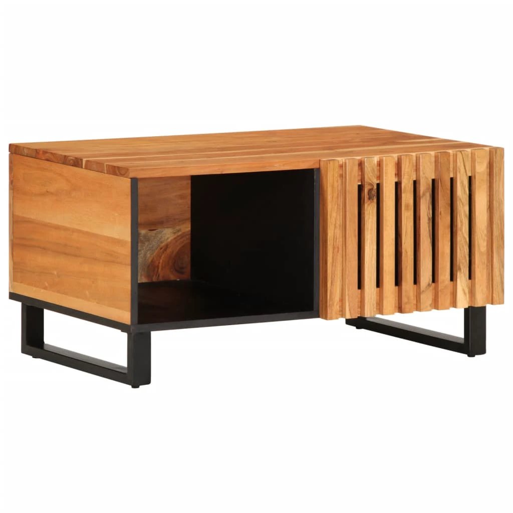 VidaXL Coffee Table 80x51x40 Cm Solid Mango Wood LivingRoom by vidaXL