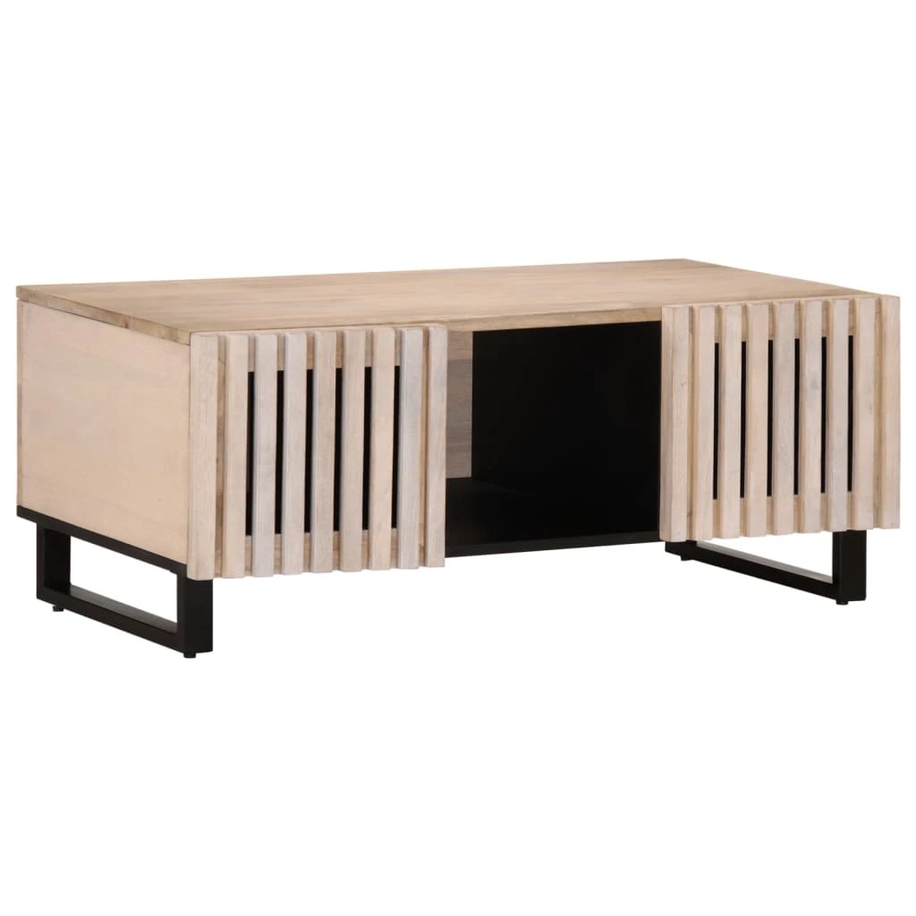 vidaXL VidaXL Coffee Table 100x55x40 Solid Acacia Wood Living Room - Coffee Table