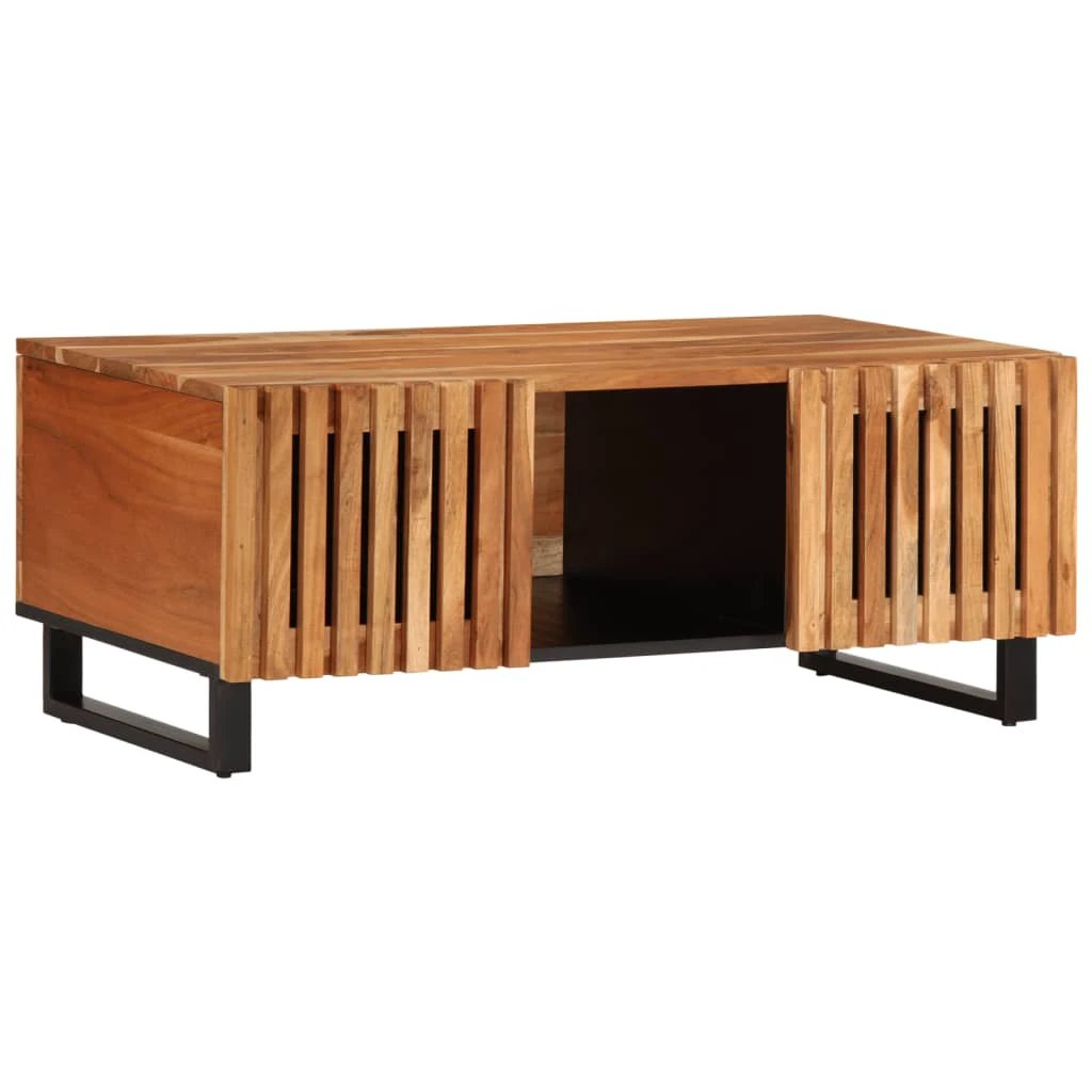 vidaXL VidaXL Coffee Table 100x55x40 Solid Acacia Wood Living Room - Coffee Table
