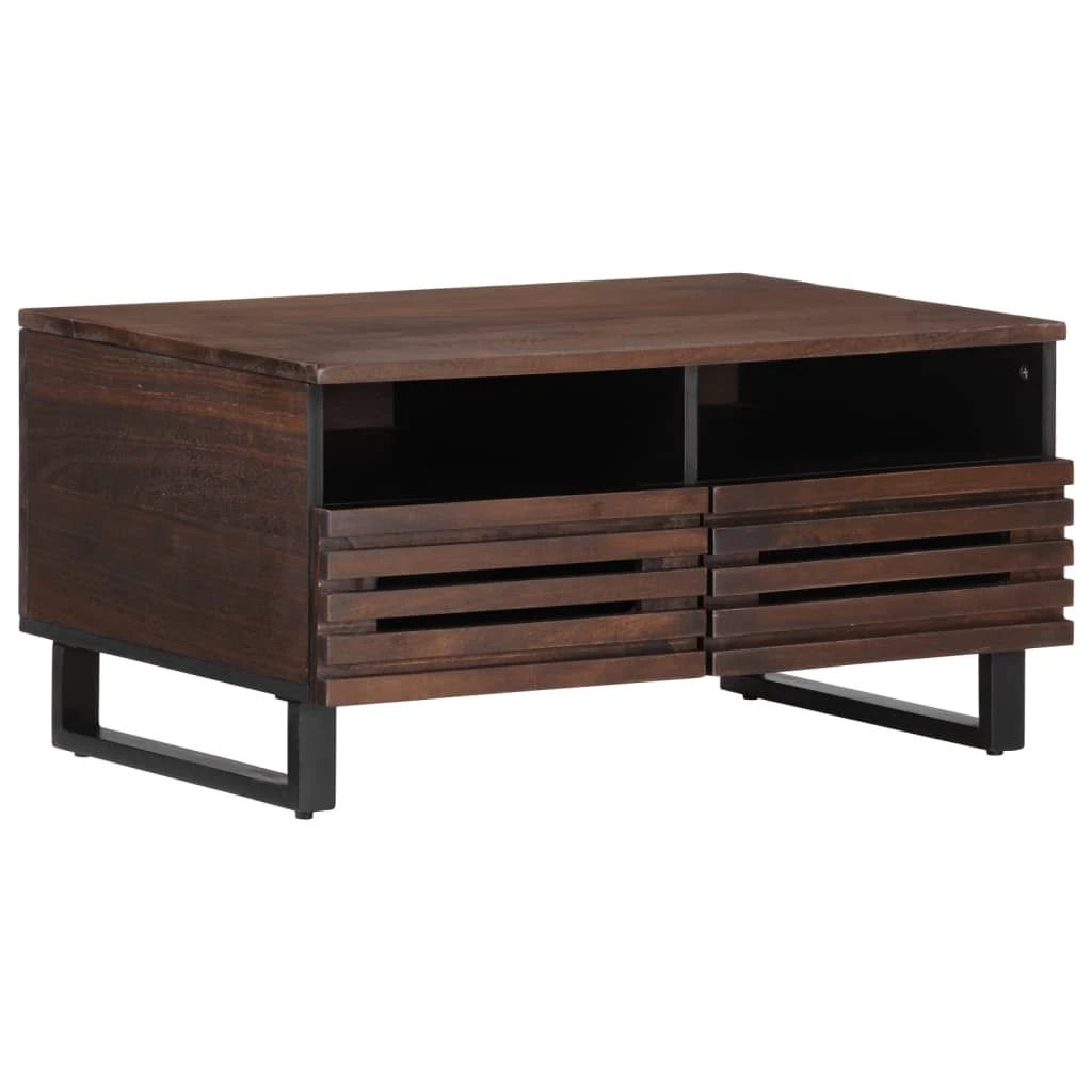 VidaXL Coffee Table 80x55x40 cm Solid Mango Wood Lounge by vidaXL