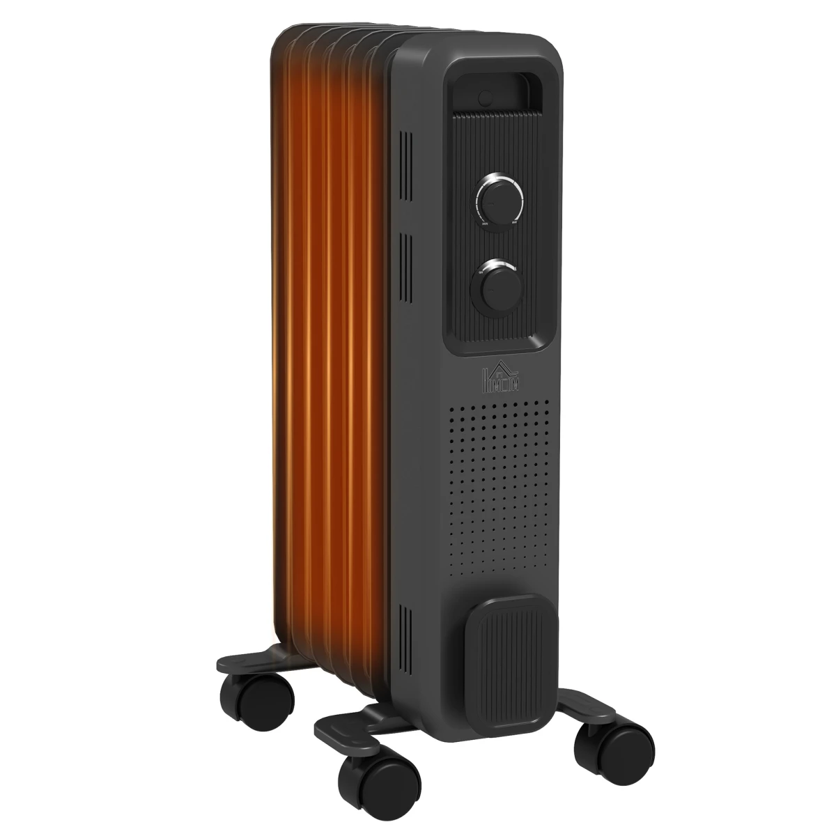 HOMCOM Oil Filled Radiator 9 Fin 3 Heat For Home by HOMCOM