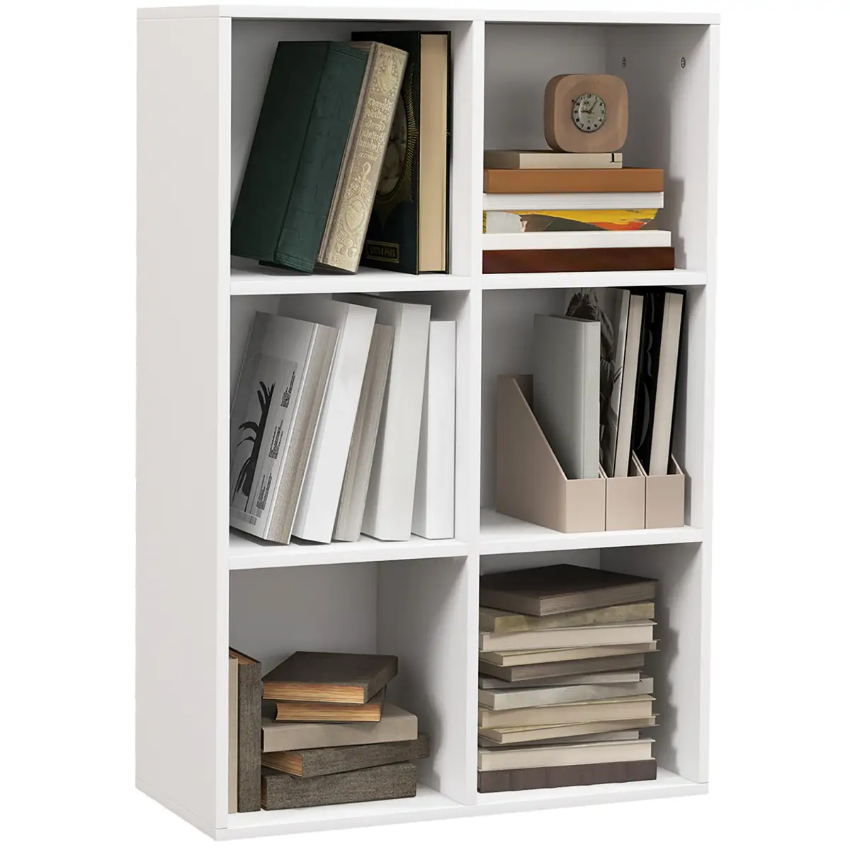 HOMCOM HOMCOM Cubic Cabinet Bookcase Storage Shelves for Home Office - Bookcase