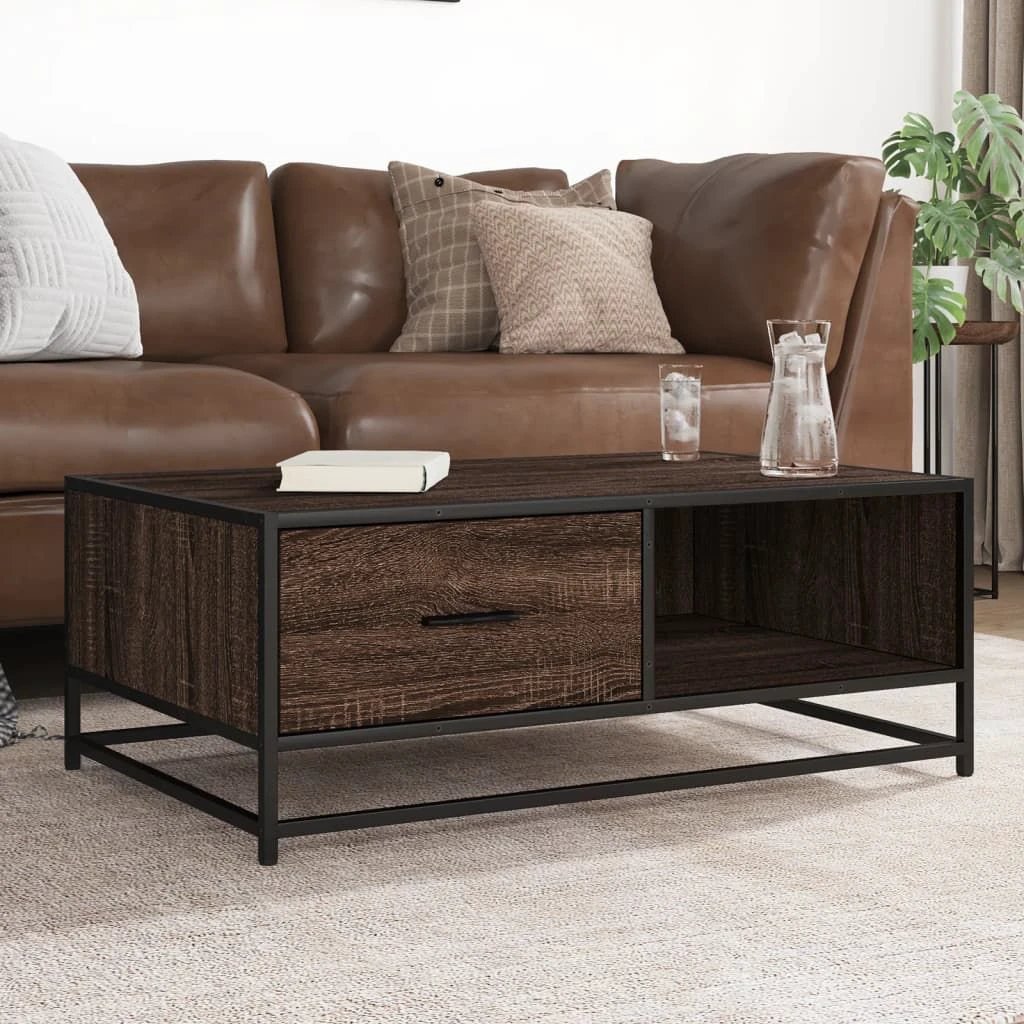 vidaXL VidaXL Coffee Table Sonoma Oak 90x57x35 Industrial Home Use - Coffee Table