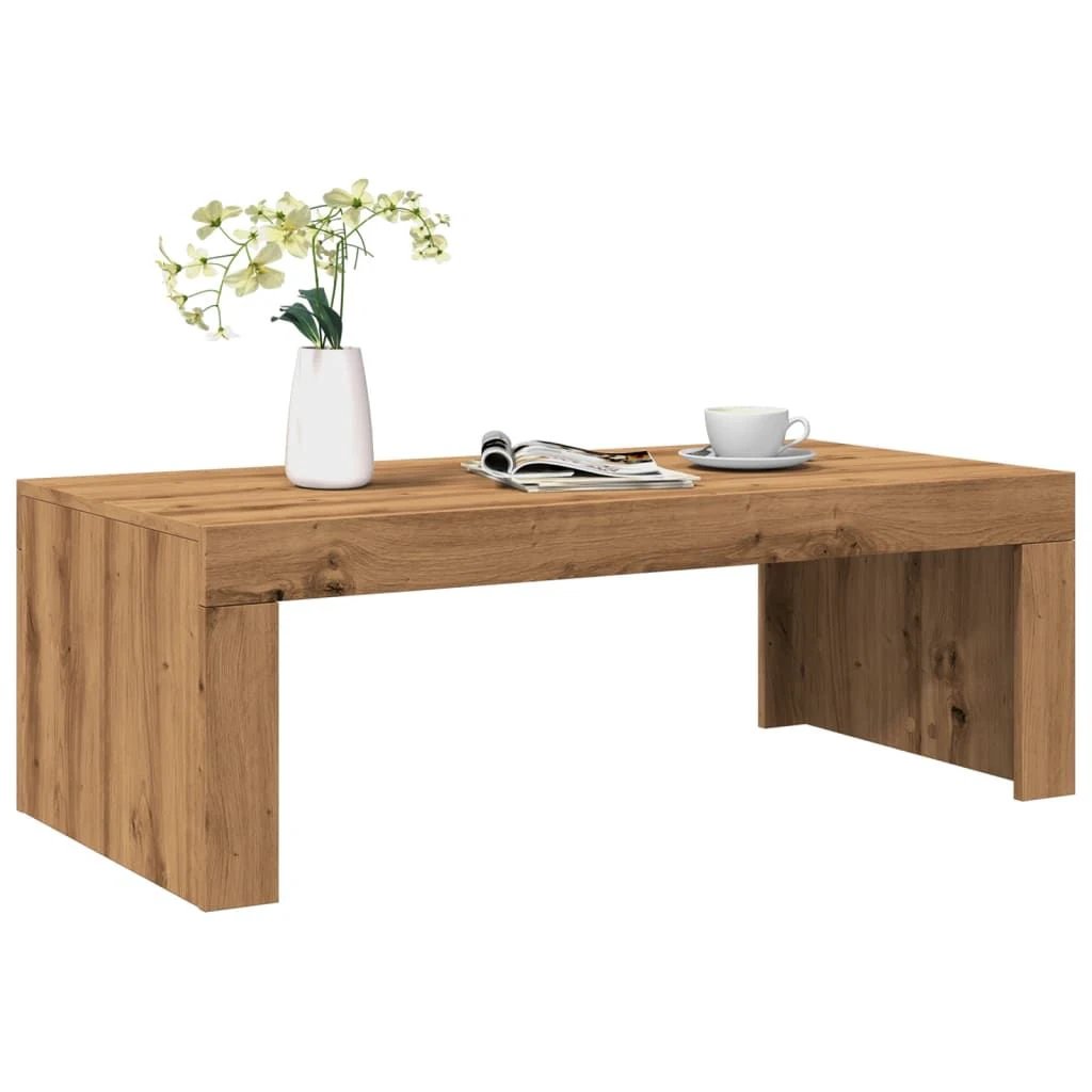 VidaXL Coffee Table 102x50x36 Engineered Wood Living Room by vidaXL