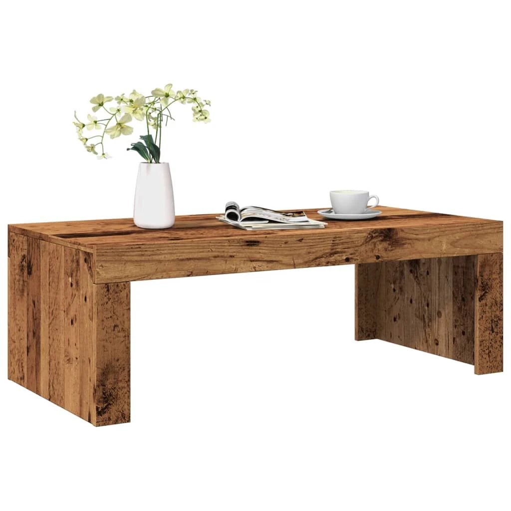 VidaXL Coffee Table 102x50x36 Engineered Wood Living Room by vidaXL