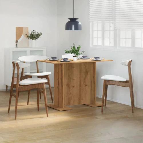 vidaXL vidaXL Dining Table 110x60x75 cm Engineered Wood Modern Design for Stylish Dining Spaces - Uncategorized Dining Table