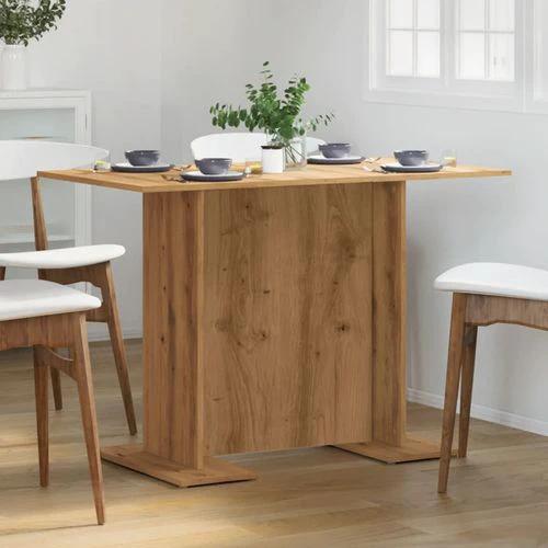 vidaXL vidaXL Dining Table 110x60x75 cm Engineered Wood Modern Design for Stylish Dining Spaces - Uncategorized Dining Table