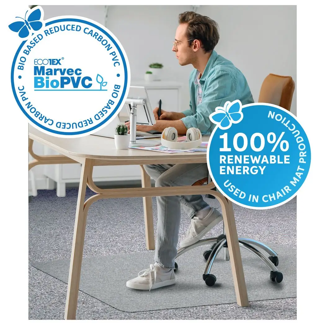 Floortex® Ecotex® Marvec BioPVC Chair Mat - Rug