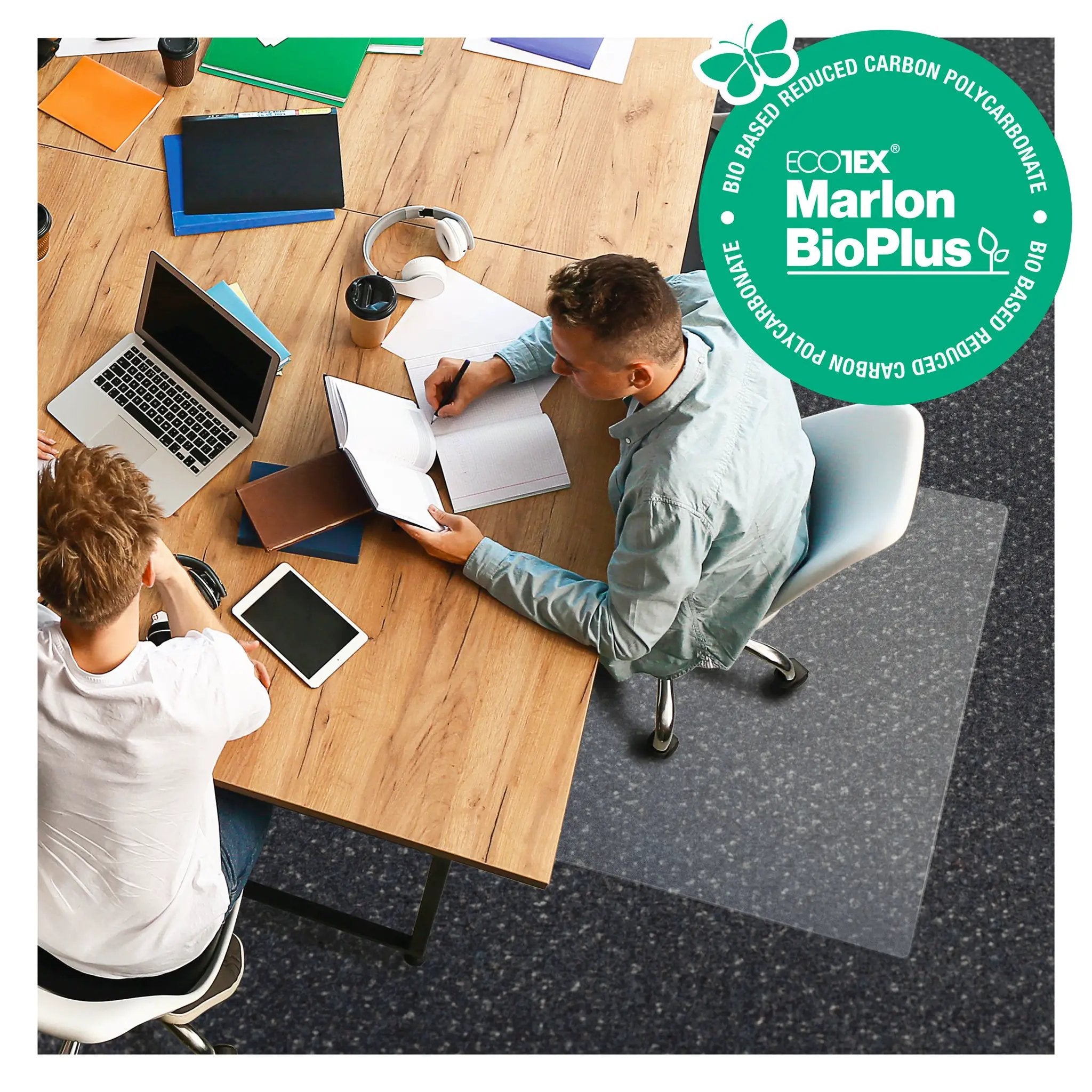Floortex® Ecotex® Marlon BioPlus Polycarbonate Chair Mat - Rug