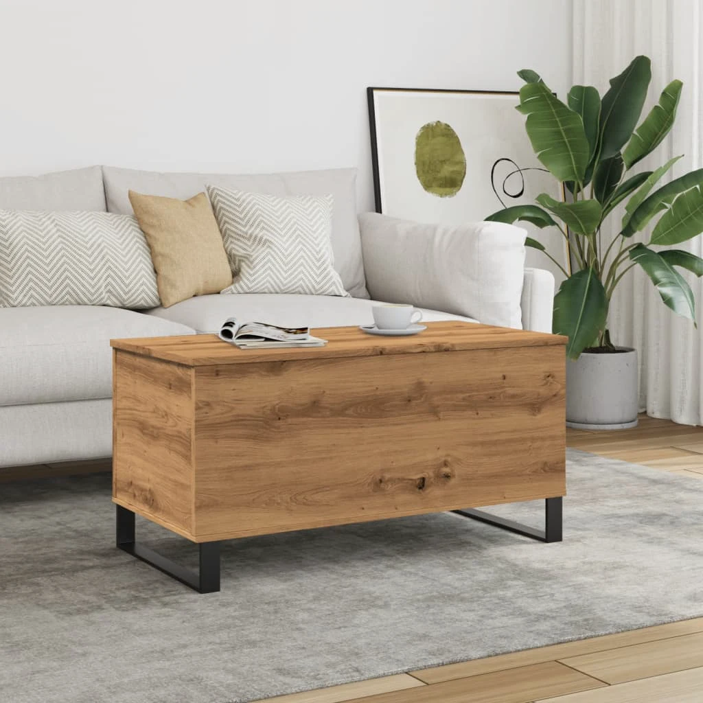 VidaXL Coffee Table White 90x44.5x45 Lift Top Living Room by vidaXL