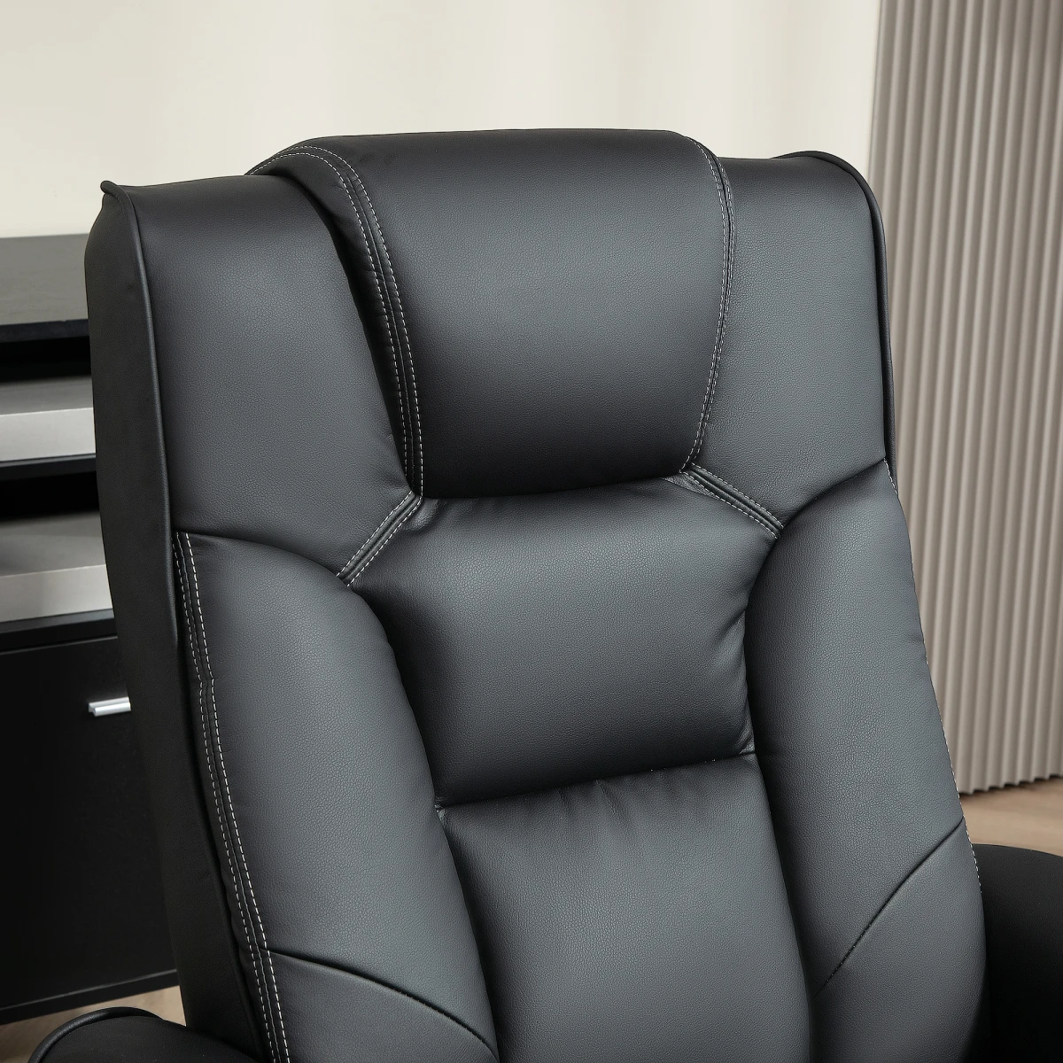 HOMCOM HOMCOM Reclining Armchair With Footstool For Living Room - Recliner