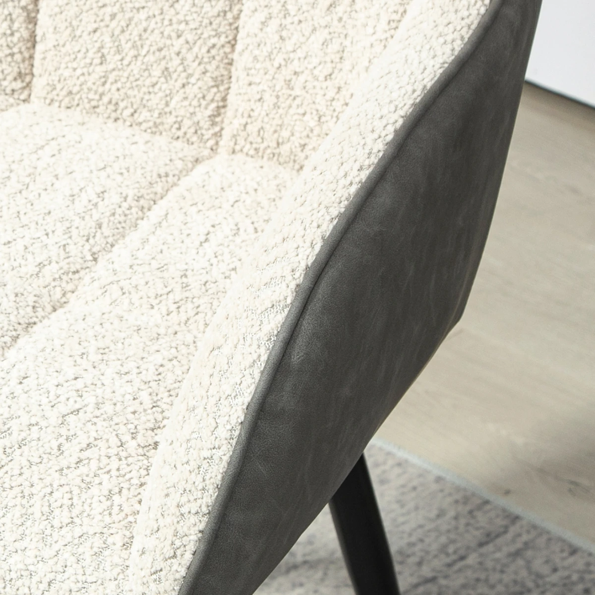 HOMCOM Accent Chair Compact Chenille For Living Room - Accent Chair