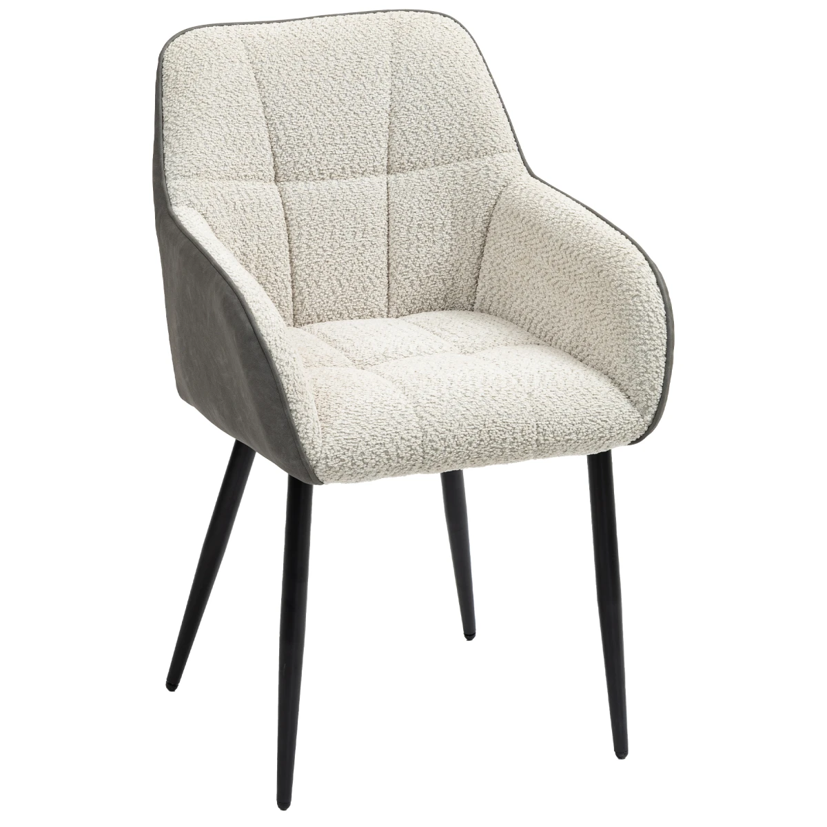 HOMCOM Accent Chair Compact Chenille For Living Room - Accent Chair