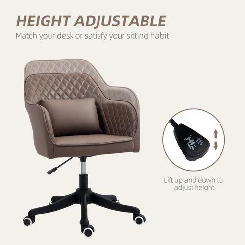 Vinsetto Vinsetto Office Chair with Adjustable Height and USB Powered Vibration Massage for Comfortable Home Office Use - Office Chair