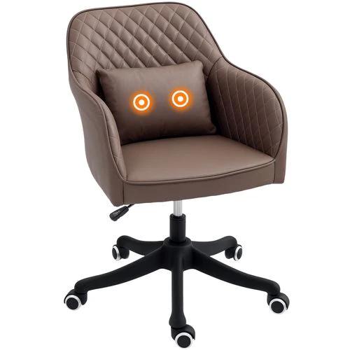 Vinsetto Office Chair with Adjustable Height and USB Powered Vibration Massage for Comfortable Home Office Use by Vinsetto