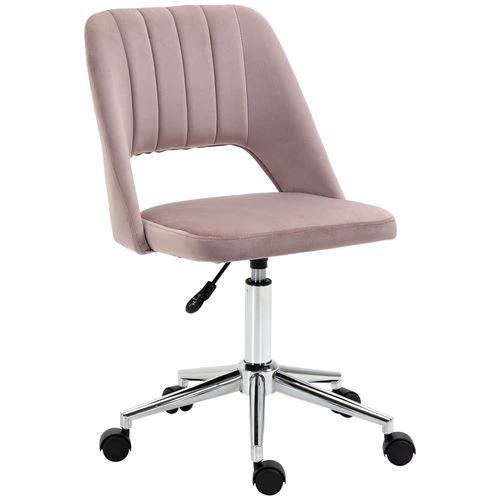 Vinsetto Mid-Back Swivel Office Chair with Adjustable Height and Armless Design for Home Office and Study Use by Vinsetto